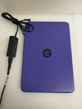 HP STREAM 14-AX0XX 82BD 4GB DDR3 LAPTOP, INTEL CELERON N3060 CPU, 32GB, PURPLE picture
