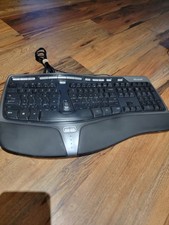 Microsoft Natural Ergonomic Keyboard 4000 V1.0 USB Wired Connection Tested picture