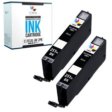 CMYi 2-Pack CLI-251XL Black Ink Cartridges for Canon PIXMA MX922 iP7220 iP8720 picture