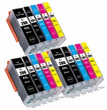 15PK Ink Cartridges for PGI-280XXL CLI-281XXL Canon TR8622 TR8620A TS6320 TR7520 picture