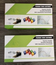 2 PACK Premium Toner Cartridge Acs0404k (BLACK) picture