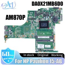 DA0X21MB6D0 For HP Pavilion 15-AB Laptop Motherboard 809338-601 UMA AM870P picture