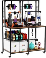 Upgraded Heavy Duty Dual 3D Printer Stand with Filament Storage Workstation picture