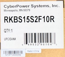 CyberPower RKBS15S2F10R Rackbar Surge Suppressor 12-Outlet 15A (Brand New) picture
