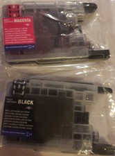 LC12/17/73/77/75/79/400/450/1240/1280 Black Replacement Ink Cartridge New/Sealed picture