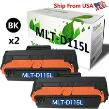 2 PK MLT-D115L 115L Black Toner Cartridge for Samsung M2670N 2870FW 2880FW picture