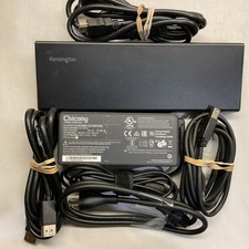 OEM KENSINGTON SD4750P USB-C Dual 4K Docking Station, Printer + HDMI + DP cables picture