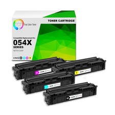 4PK TCT Premium 054X 054H BCYM HY For Canon MF642cdw Compatible Toner Cartridge picture