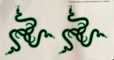 2 PCS Razer Stickers 5” X 3” picture