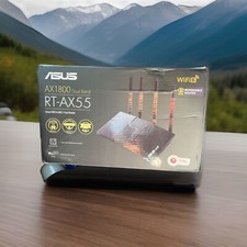 ASUS RT-AX55 (AX1800) Dual Band WiFi 6 Extendable Router picture
