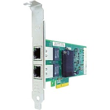Axiom 10/100/1000Mbs Dual Port RJ45 PCIe x4 NIC Card for Lenovo - 00AG510 picture