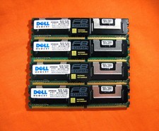 Genuine Dell 16GB Kit (4x4GB) PC2 5300F 667 2Rx4 DDR2 PowerEdge 2950 2900 Memory picture