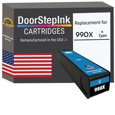 DoorStepInk Compatible Ink Cartridges For HP 990X Cyan-USA picture