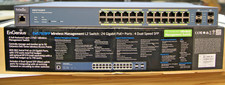 EnGenius EWS7928FP L2 Switch/24 Gigabit POE+Ports NIB picture