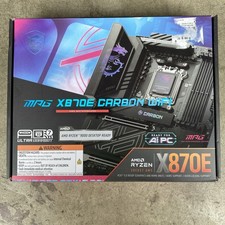 MSI MAG X870E CARBON   WIFI AM5 ATX Motherboard with AMD Ryzen picture