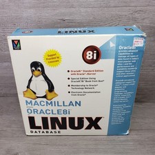 Oracle 8i LINUX Database by Macmillan Big Box Software & Manuals NEW in Box picture