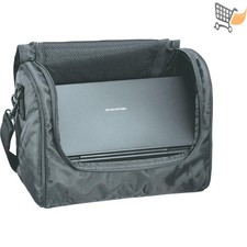 Neoprene Carrying Case 12x8.25x9.5 Black Travel Zipper Shoulder Utility picture