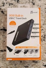 New In Box - j5create 90W Built-in USB-C Travel Dock picture