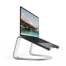 Curve SE Ergonomic Aluminum Laptop MacBook Stand Anti Slip Silicone Riser picture