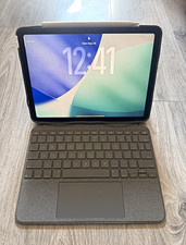 Apple iPad Air 4th Gen. w/Touch ID. Logitech Keyboard Case & Apple Pencil Bundle picture