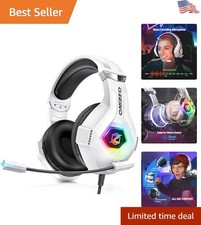 Comfortable Over-Ear Headset with Surround Sound, Noise Isolation & RGB Effects picture