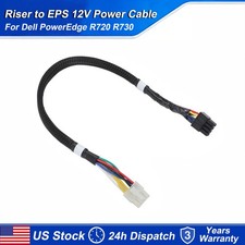 Riser to EPS 12V Power Cable For Dell PowerEdge R720 R730 For Tesla M40/P40/P100 picture