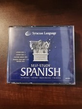 SYRACUSE LANGUAGE SPANISH SELF STUDY MINT 4 CD SET School Home Business Travel picture