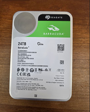 24TB Seagate 7200RPM Drive.  Only USDED for 13 Days.   ST24000DM001 picture
