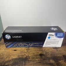 GENUINE HP 125A CYAN TONER CARTRIDGE - CB541A - FACTORY SEALED BOX - 20250717 picture