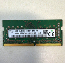 SK hynix 8GB DDR4 SO-DIMM PC4-2400T 260-Pin Non-ECC RAM HMA81GS6AFR8N-UH picture
