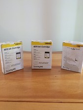 Lexmark 4079 Ink Cartridge 1380493 Lot Of 3 New🖨️🖨️🖨️ picture