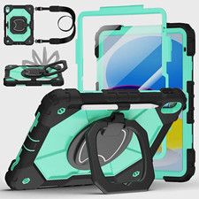 Ubearkk for iPad a16 case with Screen Protector 360 Degree Rotating Stand Strap  picture