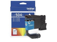 Brother LC504C Genuine Cyan Ink Cartridge Standard Yield 500 Pages Sealed OEM picture