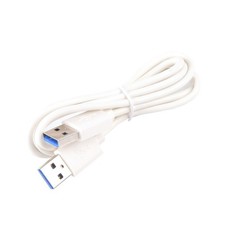 USB 3.0 A Male to A Male Cable Data Transfer Super Speed Power Charger Metal LOT picture