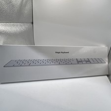 Apple Magic Keyboard With Numeric Keypad Silver MQ052LL/A A1843 Wireless New picture
