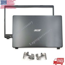 New Gray Top Lid Back Cover+Bezel+Hinges For Acer Aspire A315-42 A315-54 A315-56 picture