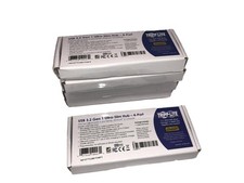 (Lot of 5) Tripp-Lite U360-004-SLIM USB 3.2 Gen 1 Ultra-Slim Hub - 4-Port picture