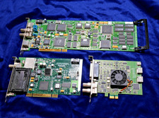 ASSORTED PCI CARD LOT OF 8 UNITS.  MOSTLY SCSI AND SPECIAL VIDEO CARDS UNTESTED picture