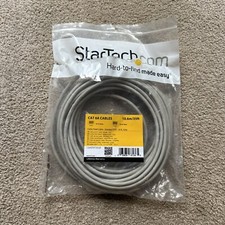 StarTech 35ft/ 10.6m Gray Cat6a Shielded Patch Cable picture