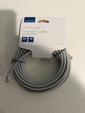 Insignia 25 Ft Cat-6 Ethernet Network Cable Snagless RJ45 NS-PNW5625 New picture