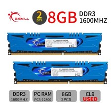 G.Skill Ares 16GB 2x 8GB DDR3 1600MHz CL9 PC3-12800U 240Pin DIMM Desktop Memory picture