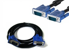 New 5ft 15 PIN Blue VGA 100ft VGA Monitor M/M Cable CORD FOR Monitor PC TV picture