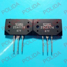 1pairs OR 2PCS Transistor SANKEN MT-200 2SA1170/2SC2774 A1170/C2774 picture