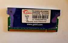 G.SKILL SODIMM 2GB DDR2 LAPTOP RAM Stick F2-5300CL5S-2GBSK with Heat Spreader picture
