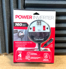 CyberPower 160W Power Inverter CPS160PPB2U 2 AC Outlets / 2 USB Ports ❤️️✅ picture