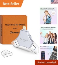 Compact 128GB MFi USB 3.0 Flash Drive - Effortless Data Transfer & Encryption picture