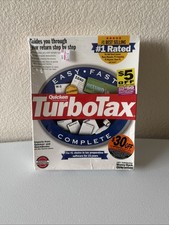 Quicken Turbotax 1998 Turbo tax 98 Original retail box. picture