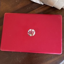 HP Notebook 15.6in Intel Pentium 4GB RAM 500GB HDD Intel HD Red/Silver picture