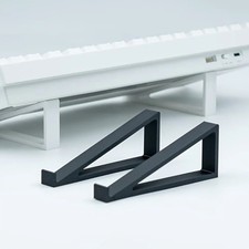 Keyboard Riser Stand 1 Pair Portable Adjustable Angle Computer Monitor Holder picture