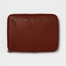 Threshold Faux Leather Laptop Case - Fits Up to 16-Inch Laptops picture